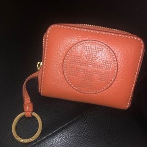 Tory Burch Robinson Mini Wallet With Key Ring